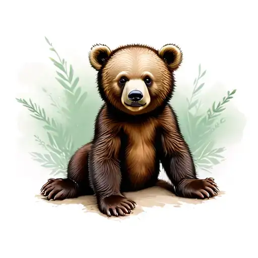 Baby Bear Sitting