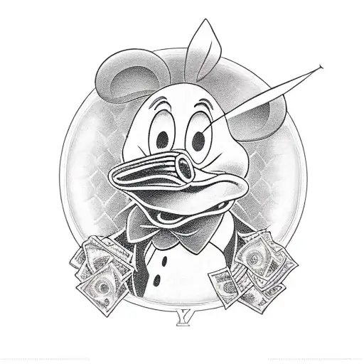Donald Duck And Money