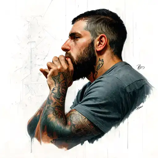 A Thoughtful Man In Prison