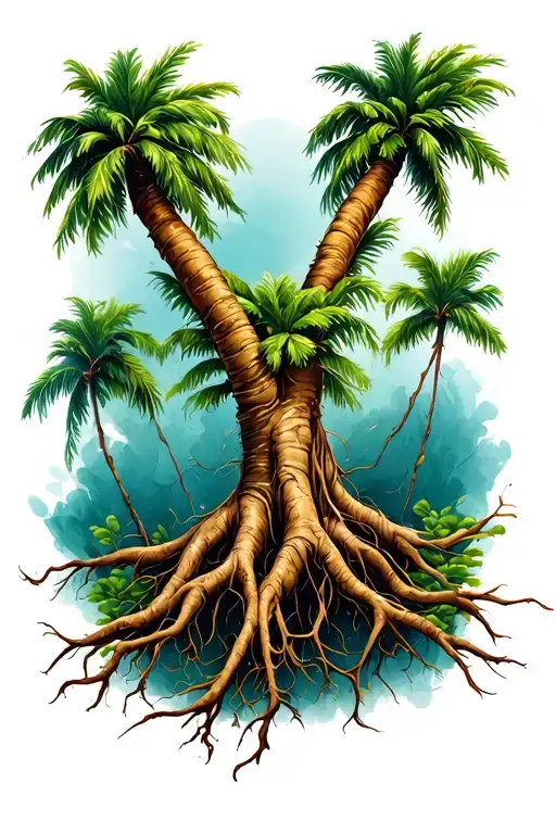Palm Tree Roots