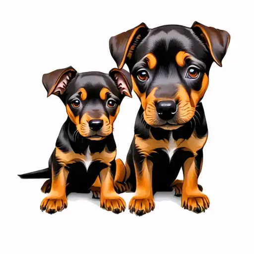 Leon And Face Puppies