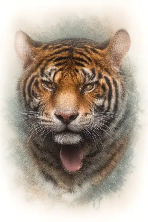 Chinese Zodic Rat And Tiger