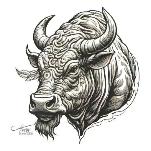 Aggressive Bull Head