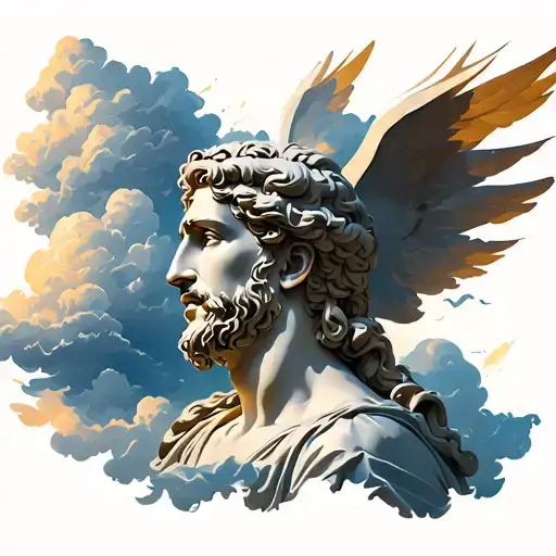 Greek Gods With Clouds