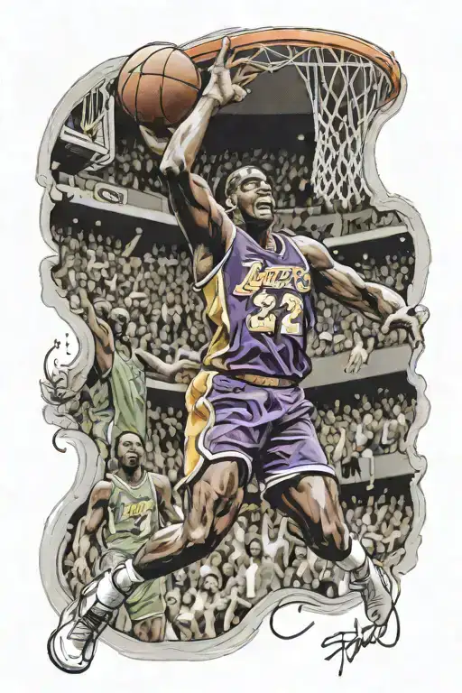 Magic Johnson Dunking On The Hiv Virus