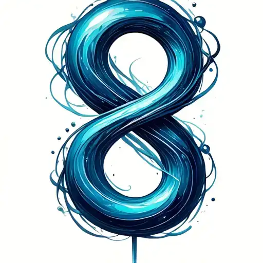 Infinity Sign With Spiral