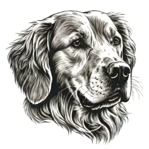 Golden Retriever Face