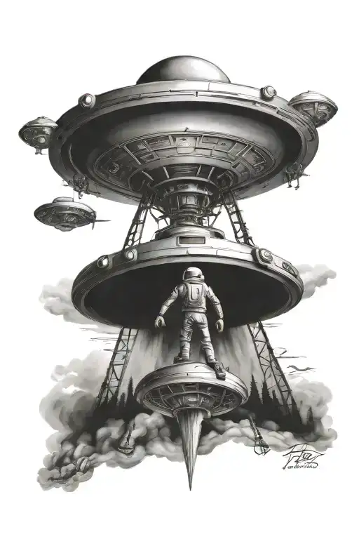 Ufo Abducting Human