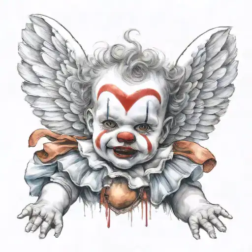 Gangser Clown Baby Angel