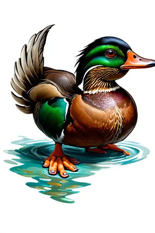 4 Duck Feet