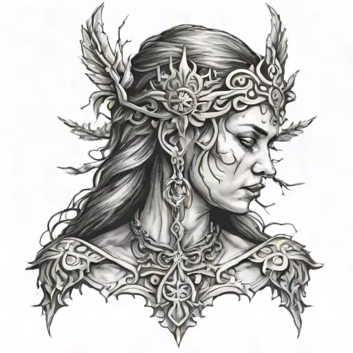 Slavic God Women Face