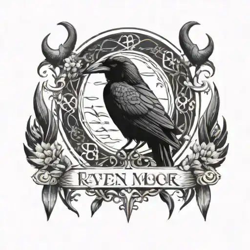 Raven Moon Nordic Runes