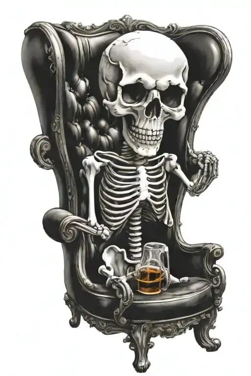 Skeleton Beer Chair