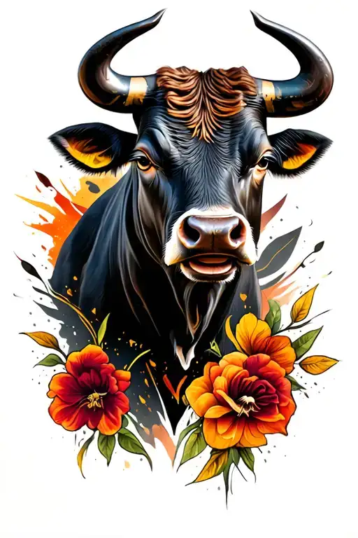 Bulls Face
