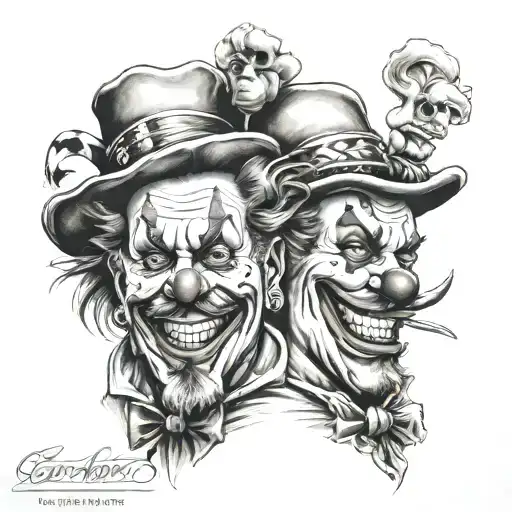 Smile Now Cry Later Clown Cholo Style