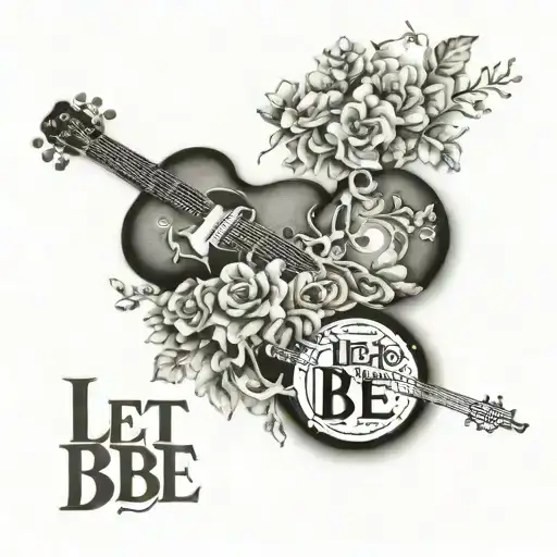 Let It Be By The Beatles Memorial For Grandma Writing