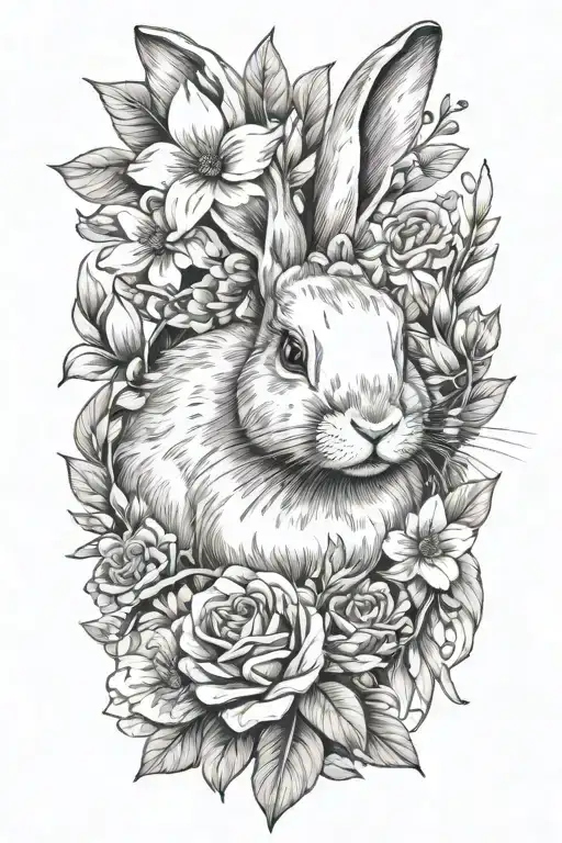 A Bunny Floral