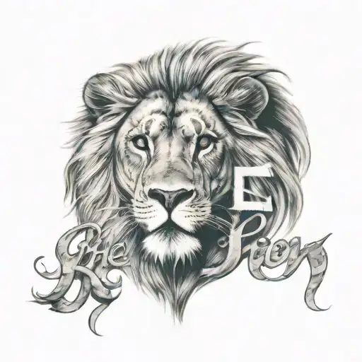 Sleeve Tattoo Of A Wounded Lion Face Wearing Sideway Crownthe Words Chosen One Written