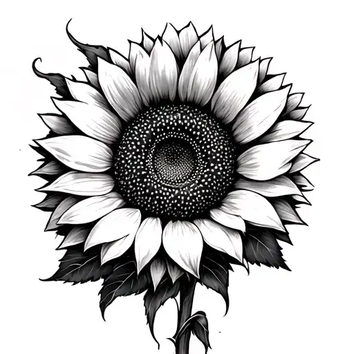 Sunflower Supporting A Storm