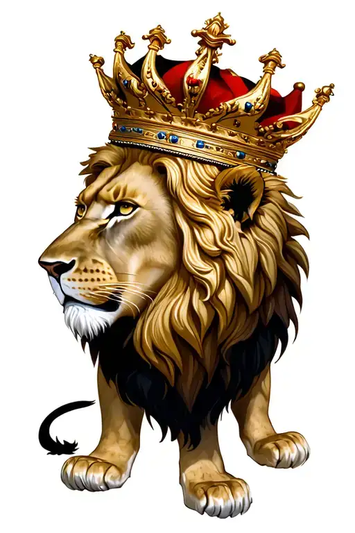 Lion With Crown