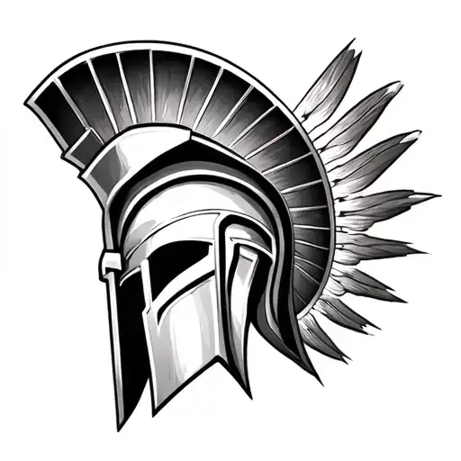 Black And White Spartan