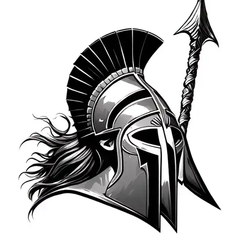 Black And White Spartan