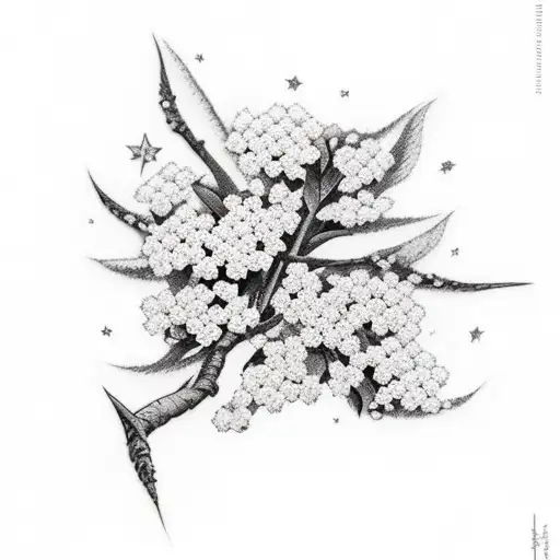 Viburnum Plant With Stars