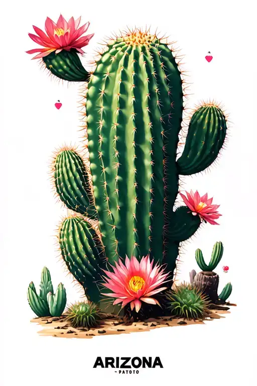 Arizona Cactus Sleeve