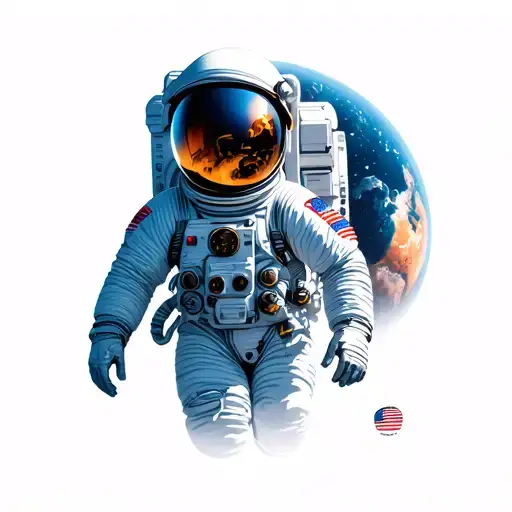 Astronaut In Space