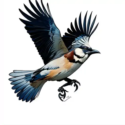 Jail Bird Flying Away