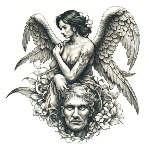 Fallen Angel And Higebana