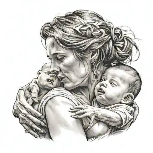 Mother And Child Breastfeeling
