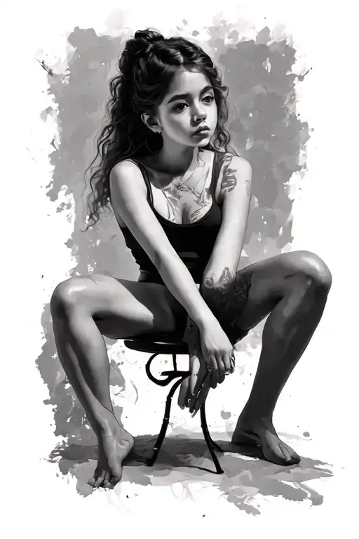 Girl Sitting