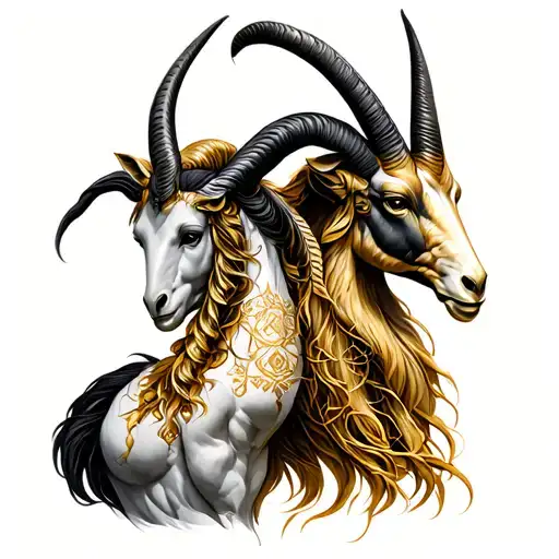 Libra And Capricorn Symbol