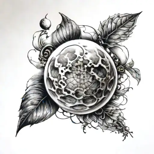 Combination Of Luxo Ball And The Moon