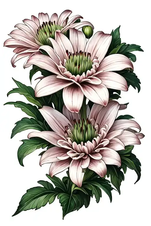 Lily Chrysanthemum Gladeolus