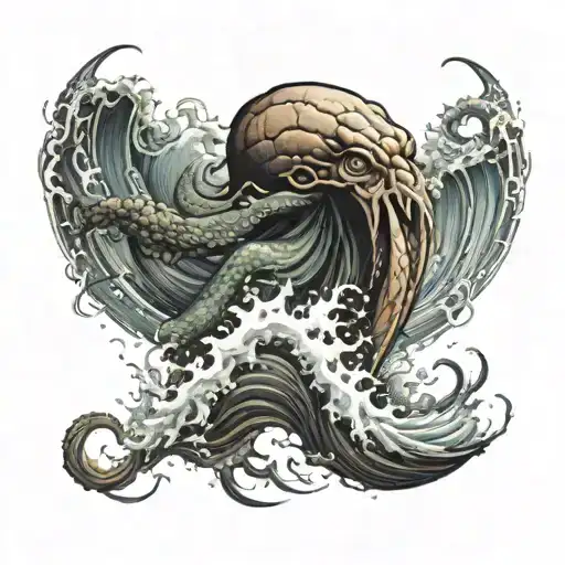 Waves And Kraken Emerging