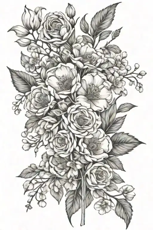 Birth Flower Bouquet