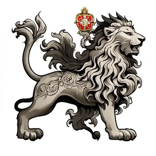 Scottish Rampant Lion