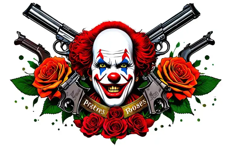 Clowns And Guns N Roses