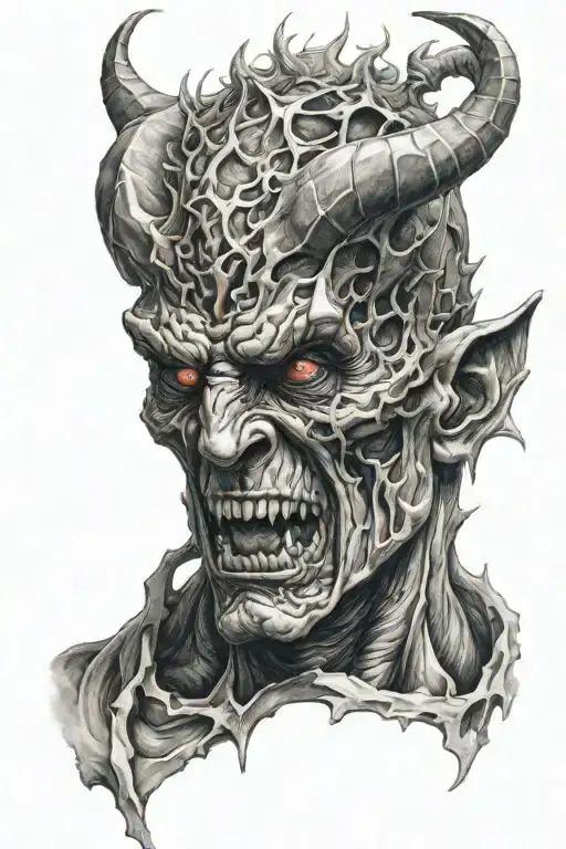 Devil Head Emerging