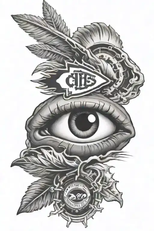 Chiefs Logo In A Eye Inside