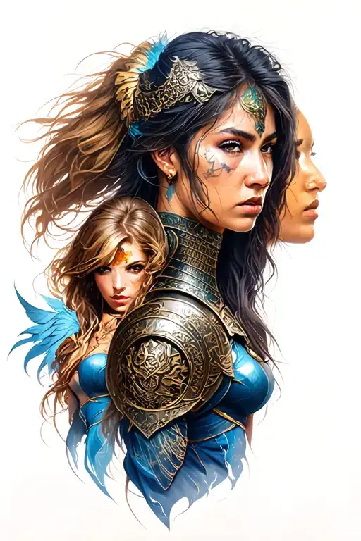 Three Female Warriors