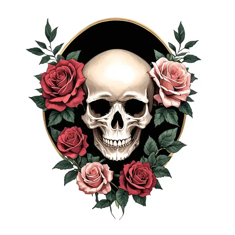 Skull And Roses
