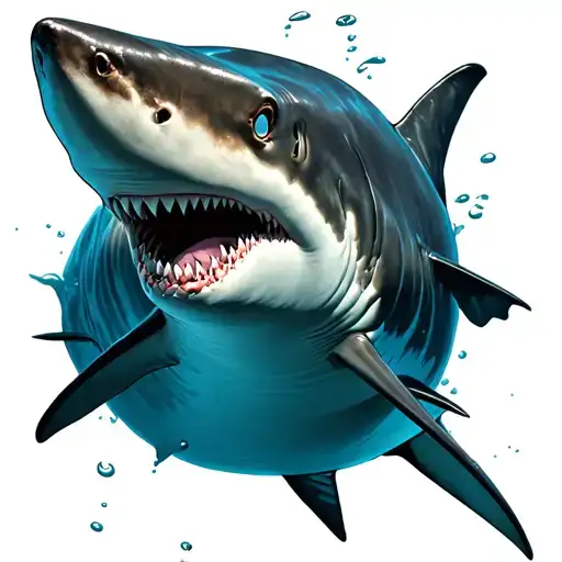 Simple Shark Swimming