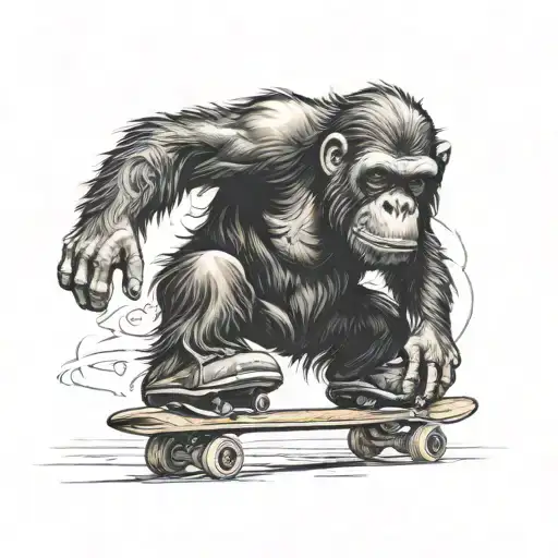 Skate Ape Skating