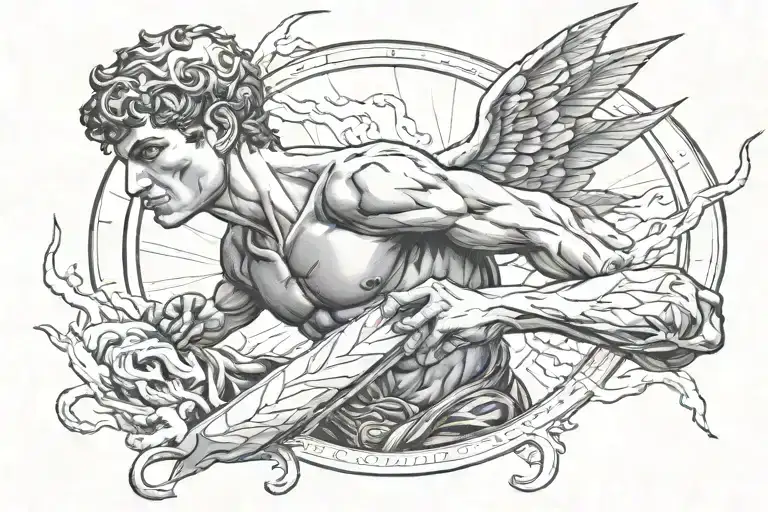 Hermes Holding Lighting Bolt