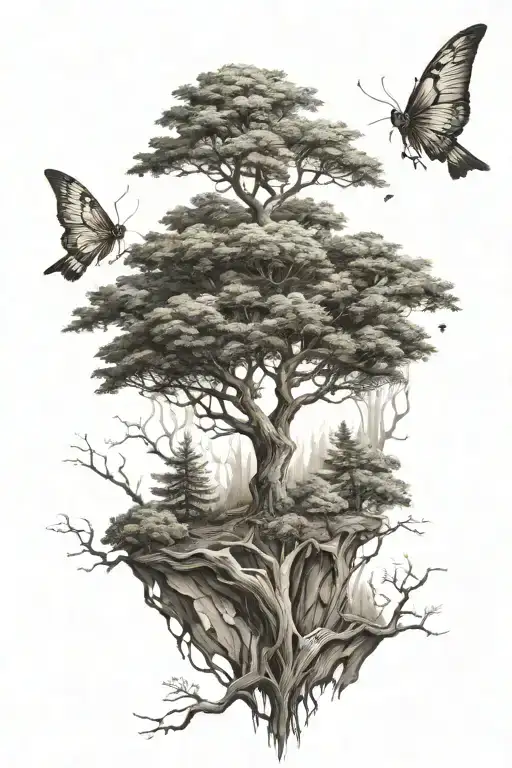 Trees Coming Out Of Body