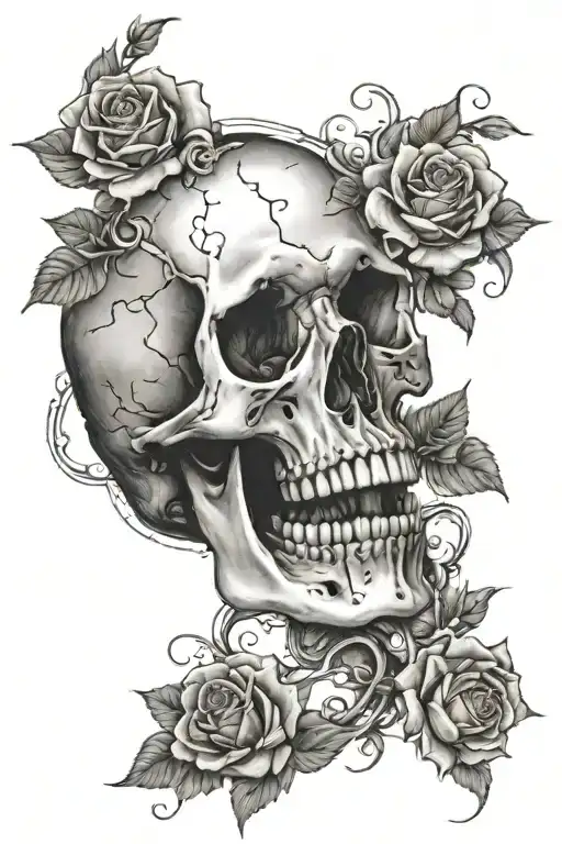 Kaizen W Skull And Roses