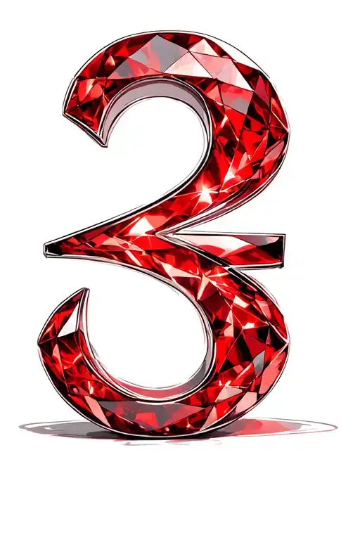 2008 With Red Dimands Thrugh The Numbers 2 0 8